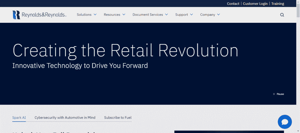 Reynolds retail system interface